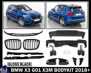 RBMWX3G01MFRONTSPLITTERLIPREARDIFFUSERBODYKITBODYKITMIRRORGRILL