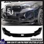 RBMWX3MF97X4MF98LCIFRONTSPLITTERSPOILERLIPKITGLOSSBLACK2022-2024