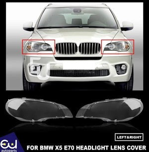 RBMWX5E702007-2013PAIRCARHEADLIGHTLENSCOVERHEADLAMPLEFT+RIGHTSIDES