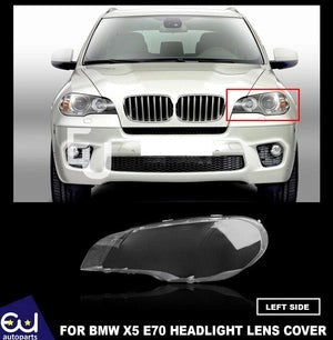 RBMWX5E702007-2014CARHEADLIGHTLENSCOVERHEADLAMPLEFTPASSENGER