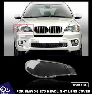 RBMWX5E70HEADLAMPHEADLIGHTLENSCOVERRIGHTDRIVERSIDE2007-2013