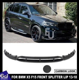 RBMWX5F15MPSTYLEFRONTSPLITTERSPOILERLIPCARBONLOOK2013-2018