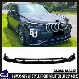 RBMWX5G05MPSTYLEFRONTSPLITTERKITSPOILERLIPGLOSSBLACK2019-2023