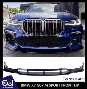 RBMWX7G07MSPORTFRONTSPLITTERSPOILERLIPGLOSSBLACK19+