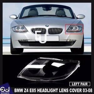 RBMWZ4E852003-08HEADLIGHTHEADLAMPLENSCOVERCLEARLAMPSHADELEFTSIDE