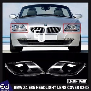 RBMWZ4E852003-08HEADLIGHTHEADLAMPLENSCOVERCLEARLAMPSHADELEFT+RIGHT