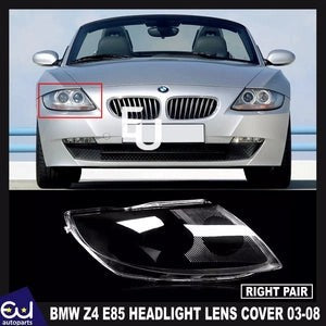 RBMWZ4E852003-08HEADLIGHTHEADLAMPLENSCOVERCLEARLAMPSHADERIGHTSIDE