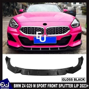 RBMWZ4G29MSPORTFRONTLIPSPLITTERLOWERBUMPERSPOILERGLOSSBLACK2023+