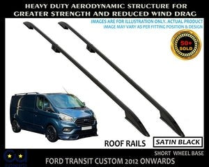 RDTRANSITCUSTOMROOFRAILSBARSBLACKTOURNEOROOFRACKOEMQUALITYSWB