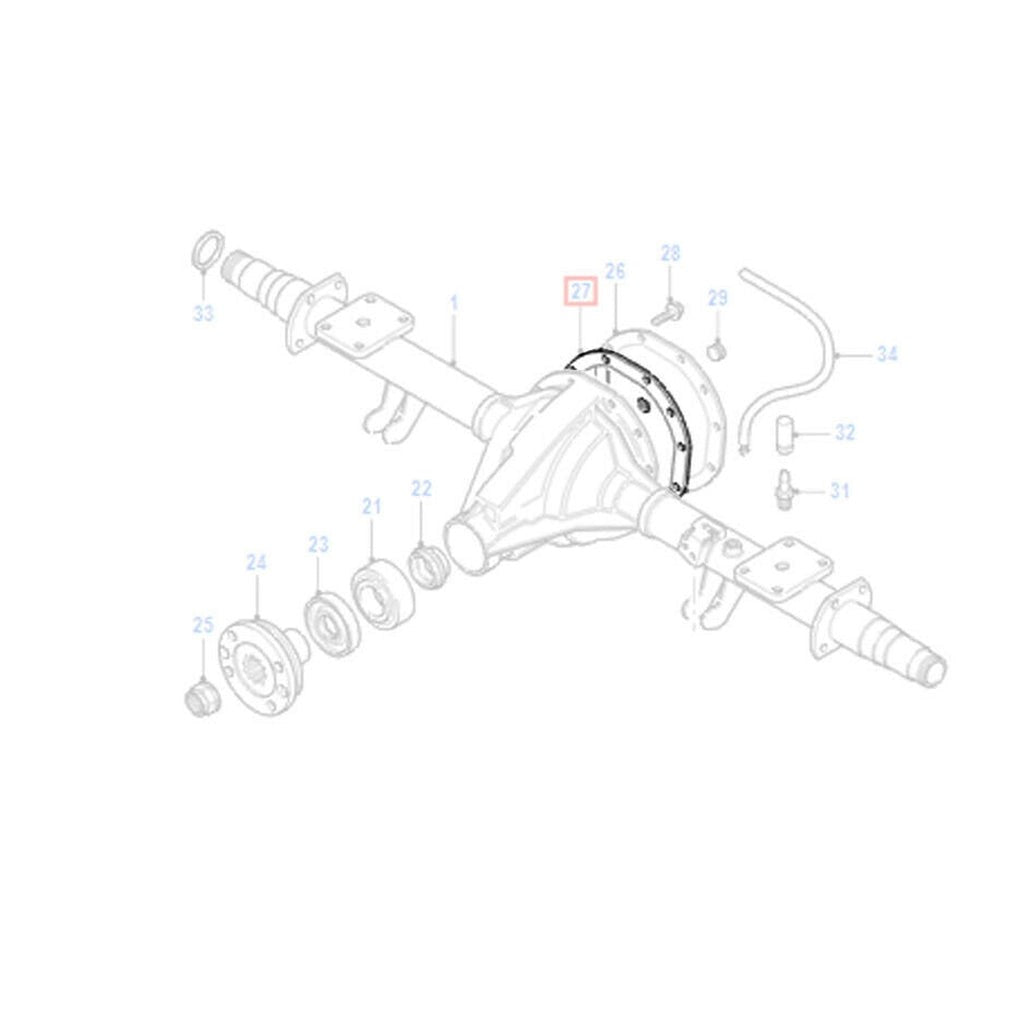 RearGasketCoverFitsFordTransitMk3Mk4Mk52.5HdTdTdi6175734