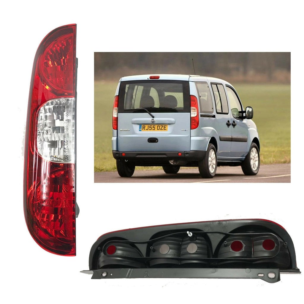 RearTailLightLampForFiatDobloMk12005-2009PassengerSideLeftSide