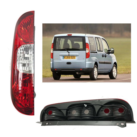 RearTailLightLampForFiatDobloMk12005-2009PassengerSideLeftSide