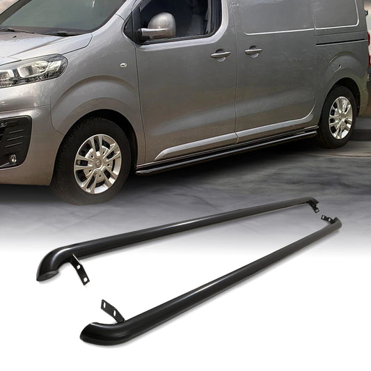 RenaultTrafic/VauxhallVivaroSWB2001-14GlossBlack3Sidebars