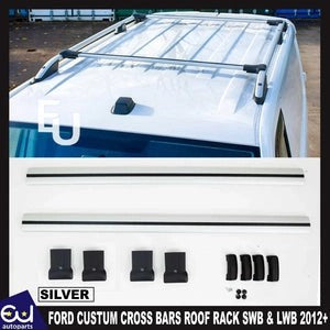 RFORDCUSTUMCROSSBARSROOFRACKRAILSSWB&LWBSILVER2012+