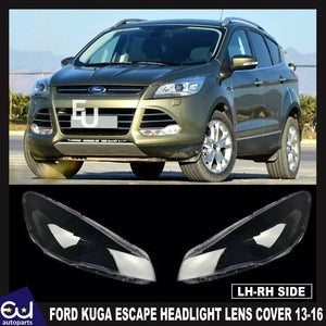 RFORDKUGAESCAPEFRONTHEADLIGHTLAMPLENSCOVERLEFTRIGHTSIDEPAIR13-16