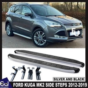 RFORDKUGAMK2RUNNINGBOARDSALUMINIUMSIDESTEPSCUBESTYLEPAIR2012-2019