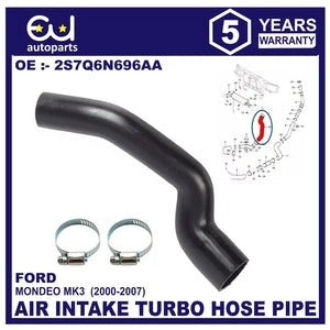 RFORDMONDEOMK32.02.2TDCIEGRINTERCOOLERTURBOBOOSTHOSEPIPE1222831