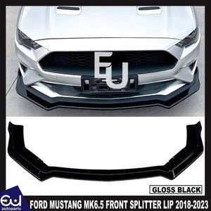 RFORDMUSTANGMK6.5FRONTBUMPERSPOILERLIPSPLITTERGLOSSBLACK2018-2023