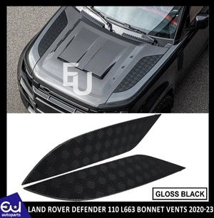 RLANDROVERDEFENDER90110130L663BLACKSIDEBONNETVENTPANELS2020-2023