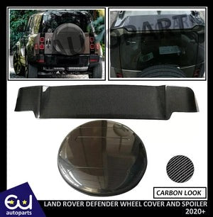 RLANDROVERDEFENDERL6632020+REARWINGLIPROOFSPOILERSPAREWHEELCOVER