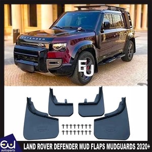 RLANDROVERDEFENDERMUDFLAPSMUDGUARDSL66390&110STYLE4PCSET2020+