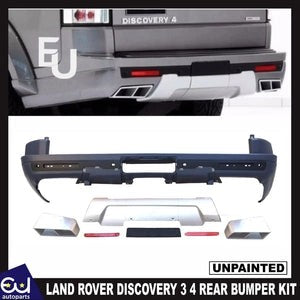RLANDROVERDISCOVERY34UPGRADEREARBUMPERKITWITHDIFFUSERQUADEXHAUST