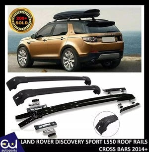 RLANDROVERDISCOVERYSPORTL550ROOFRAILSRACKCROSSBARSKITBLACK2014+
