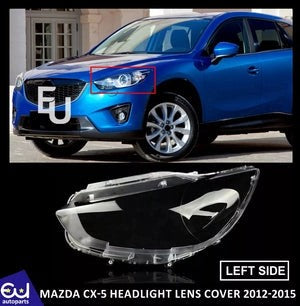 RMAZDACX-5CX5FRONTHEADLIGHTLAMPLENSCOVERFRONTLEFTPASSANGERSIDE