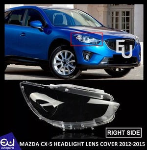 RMAZDACX-5CX5FRONTHEADLIGHTLAMPLENSCOVERFRONTRIGHTDRIVERSIDE12-15
