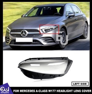 RMERCEDES-BENZACLASSW177HEADLIGHTLENSCOVERLEFTPASSENGERSIDE+MANUAL