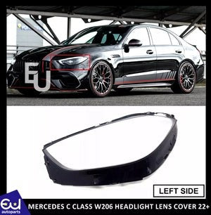 RMERCEDES-BENZCCLASSW20621+HEADLIGHTGLASSLENSCOVERLEFTSIDE+MANUAL