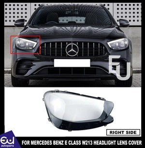 RMERCEDES-BENZE-CLASS2020+W213S213HEADLIGHTHEADLAMPLENSRIGHTCOVER