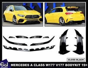 RMERCEDESACLASSW177V177BODYKITAEROKITBUMPERCANARDSSIDEAIRVENTS19+