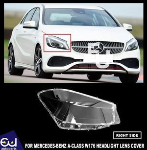 RMERCEDESBENZA-CLASSW176A180A200A26012-15RIGHTHEADLIGHTSHELLLENS