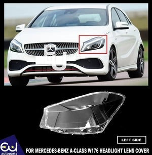 RMERCEDESBENZA-CLASSW176A180A200A26012-15LEFTHEADLIGHTSHELLLENS