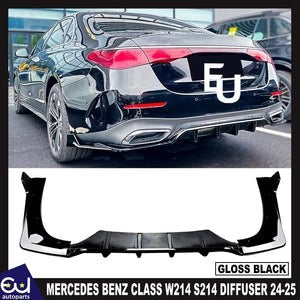 RMERCEDESBENZCLASSW214S214REARBUMPERDIFFUSERLIPKITGLOSSBLACK24-25
