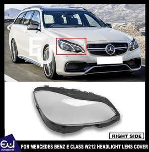 RMERCEDESBENZECLASSW2122013-2016HEADLIGHTLAMPGLASSLENSCOVERRIGHT