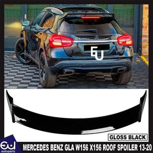 RMERCEDESBENZGLAW156X156GLOSSBLACKBSTYLEREARROOFSPOILERWING13-20