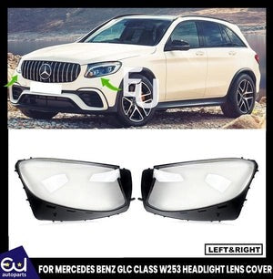 RMERCEDESBENZGLCX253/C2532015-19HEADLIGHTGLASSLENSCOVERL+RPAIRNEW