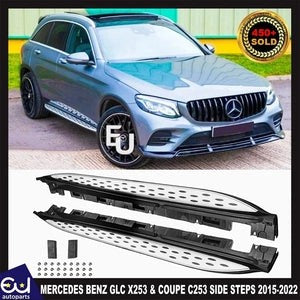 RMERCEDESBENZGLCX253&COUPEC2532015-2022SIDESTEPSRUNNINGBOARDSNEW