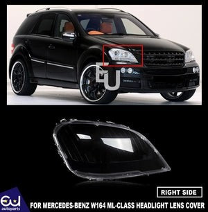 RMERCEDESBENZMCLASSMLW1642009-2011HEADLIGHTGLASSLENSCOVERRIGHT