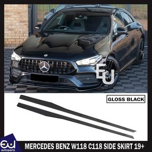 RMERCEDESBENZW118C118W177SIDESKIRTSEXTENSIONSBLADELIPAMG19+GLOSS