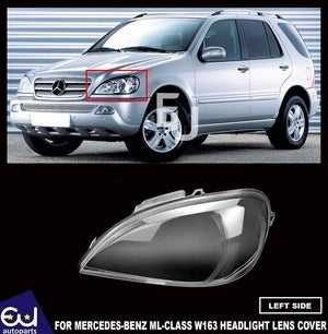 RMERCEDESBENZW163ML-CLASS02-05HEADLIGHTXENON&HALOGENLEFTLENSCOVER