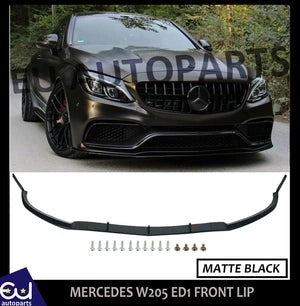 RMERCEDESCCLASSC205W205A205AMGFRONTSPLITTERLIPVALANCEED1MATTEBLK