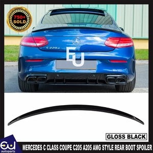 RMERCEDESCCLASSCOUPEC205A205AMGSTYLEREARBOOTTRUNKLIPSPOILERGLOSS