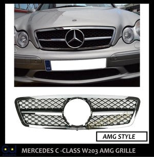 RMERCEDESCCLASSW203AMGSPORTGRILLGRILLEC320C55C180C200C220C270
