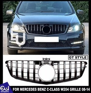 RMERCEDESCCLASSW20407-14FRONTGRILLEGRILLBLACKPANAMERICANAGTSTYLE