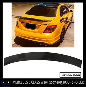 RMERCEDESCCLASSW204REARROOFSPOILERWINDOW07-13CARBONLOOK100%