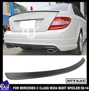 RMERCEDESCCLASSW204SALOONAMGSTYLEREARTRUNKBOOTSPOILER08-14MATTE