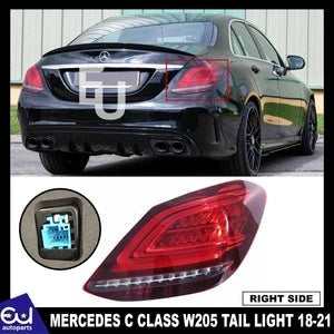RMERCEDESCCLASSW2052018-2021RIGHTSIDELEDREARTAILLIGHTLAMPASSEMBLY